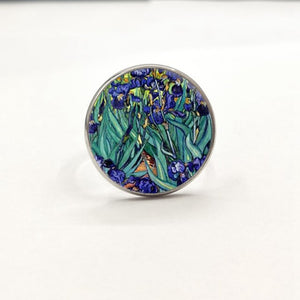 New Glass Dome Rings The Starry Night by Vincent
